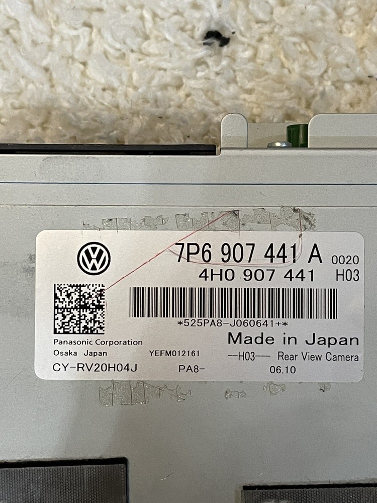 2011-2016 VW TOUAREG REAR VIEW/Reverse Camera Control Module OEM