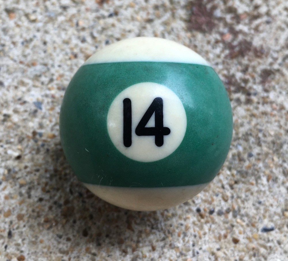 Mini Pool Ball #14 - Brand Unknown