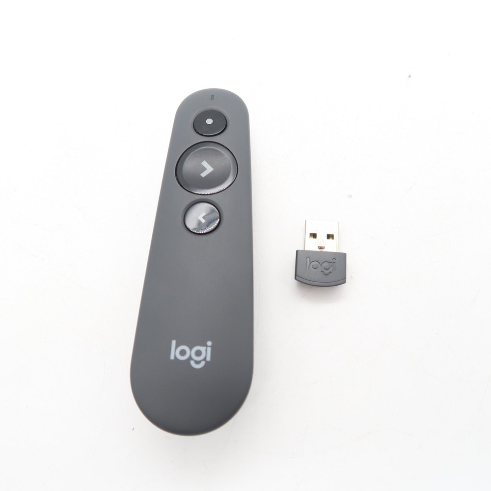 Logitech R500s Laser Pointer Presenter Bluetooth & USB Presentation 910-006518