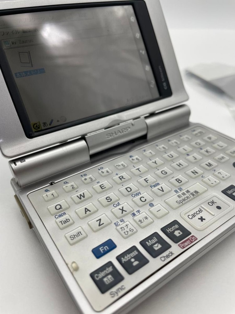 SHARP SL-C860 Zaurus Silver Electronic Dictionary used