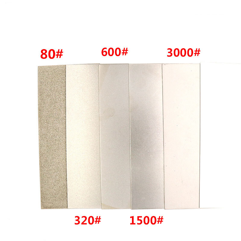 80-3000 Square Diamond Stone Knife Sharpening Plate Grit Whetstone Grinding Tool