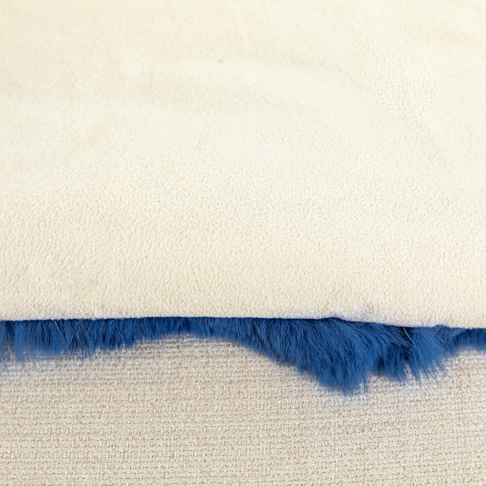 Luxury Real Rex Rabbit Fur Throw Blanket Couch Armchair Mat Bedspread 55x79inch