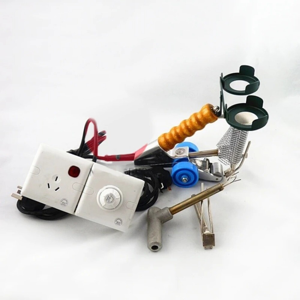 Portable Woodworking Manual Stitching Machine Veneer Splicing Line Double Thread