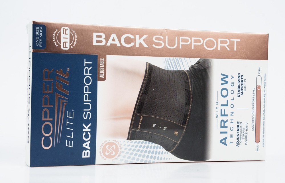 Copper Fit Elite - Back Support - Airflow Technology 1740701 Adjustable