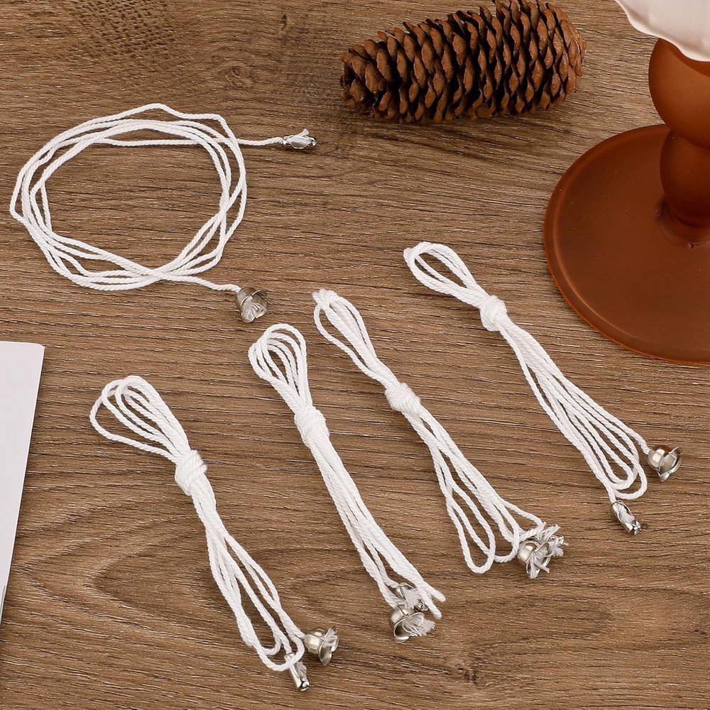 12PCS Ceiling Fan Pull Cord Extenders Light Switch Pull Chain String with Connec