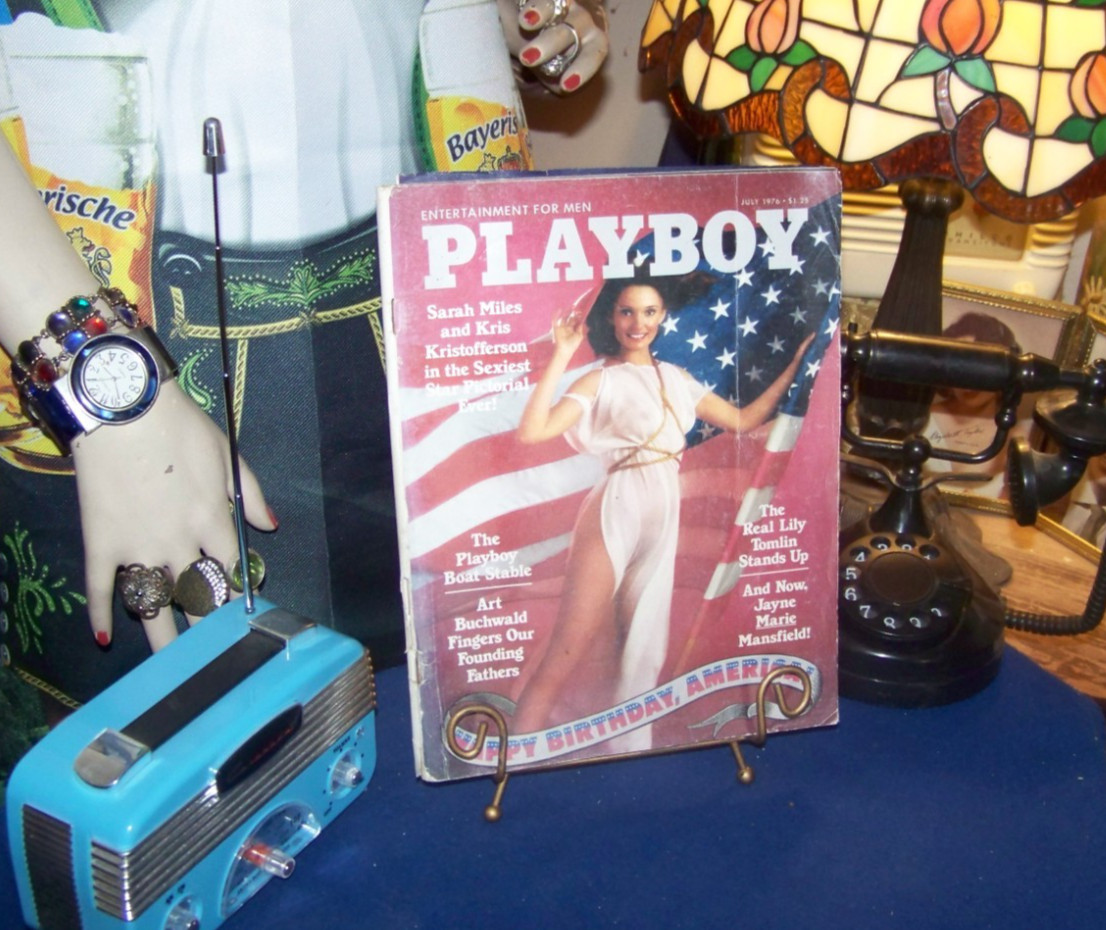 July 1976 Playboy Magazine Bicentennial Edition / Happy Birthday, America