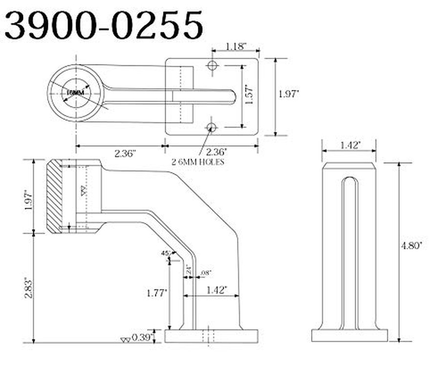 3900-0255 Compact Hand Tapper on Magnetic Base