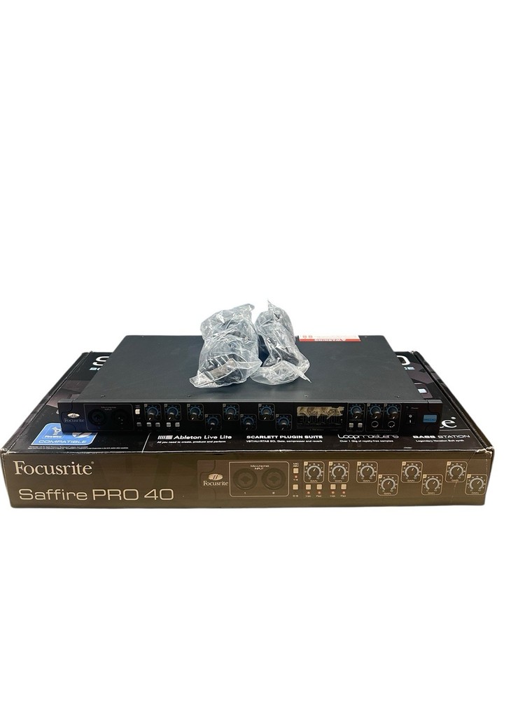 Focusrite Saffire Pro 40 Firewire/Thunderbolt Audio Interface 20 In/Out