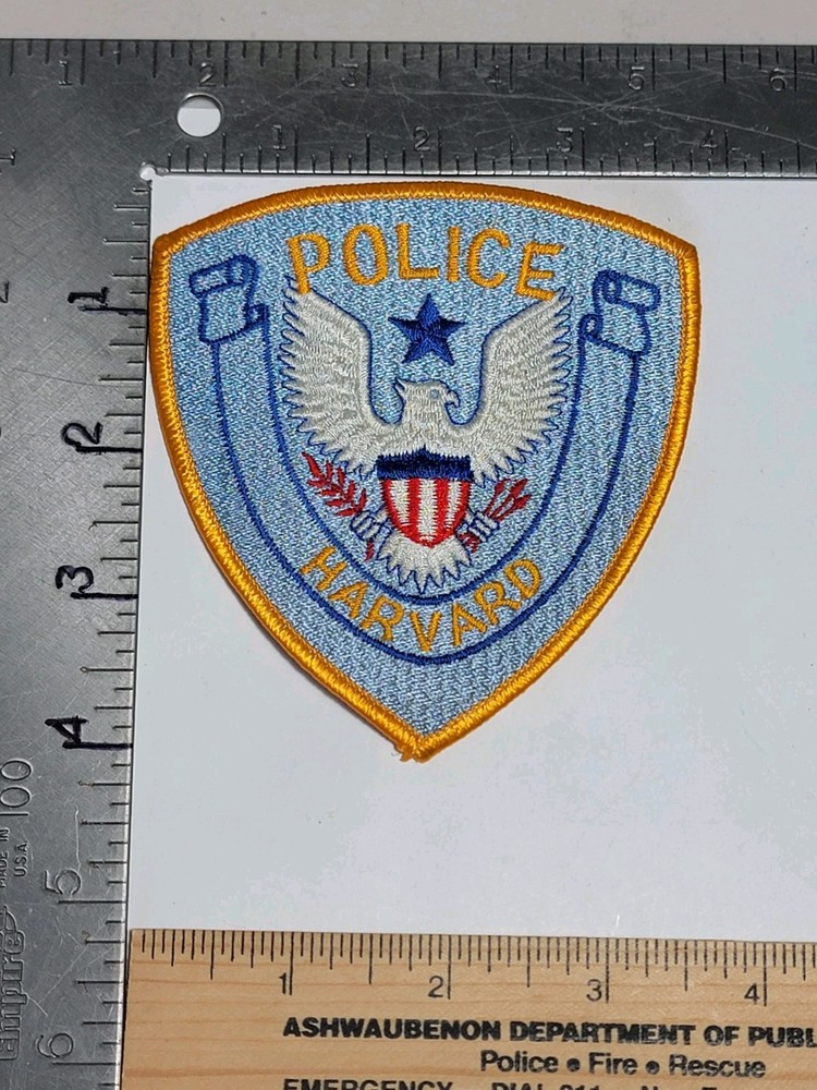 LE4 Police Patch Massachusetts Harvard
