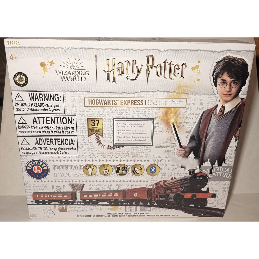 Hogwarts Express Ready-to-Play Train Set w/ Bluetooth New Large Wizarding World