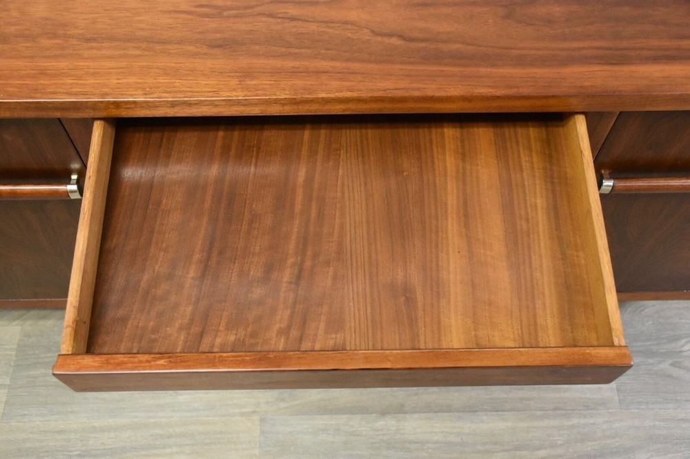 Walnut Mid Century Modern Desk