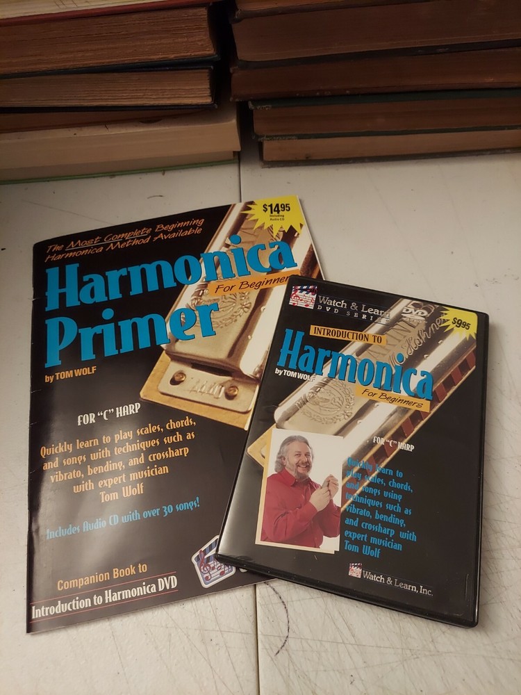 Watch & Learn Harmonica Primer Book/CD & Introduction To Harmonica DVD