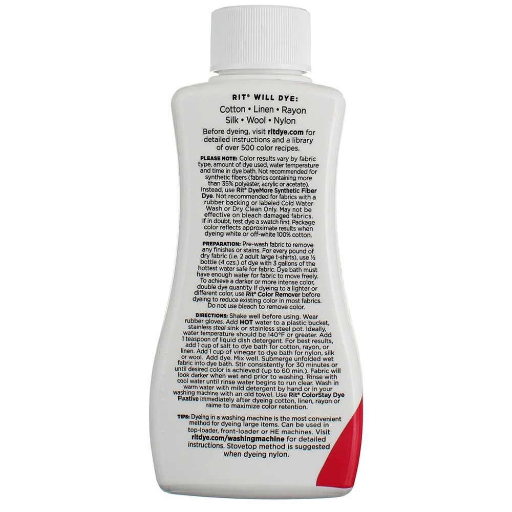 5 Pack Rit All Purpose Dye, Cherry Red, 8 fl oz