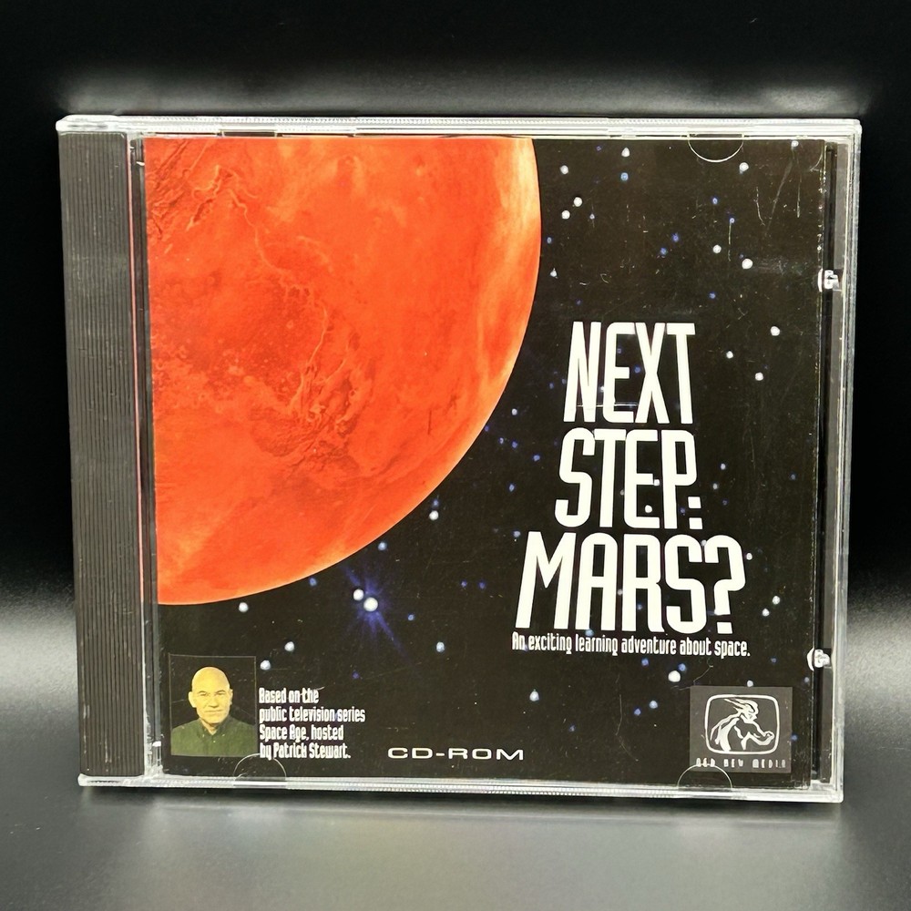 Next Step Mars Patrick Stewart CD Rom Windows PC 1.0 Version