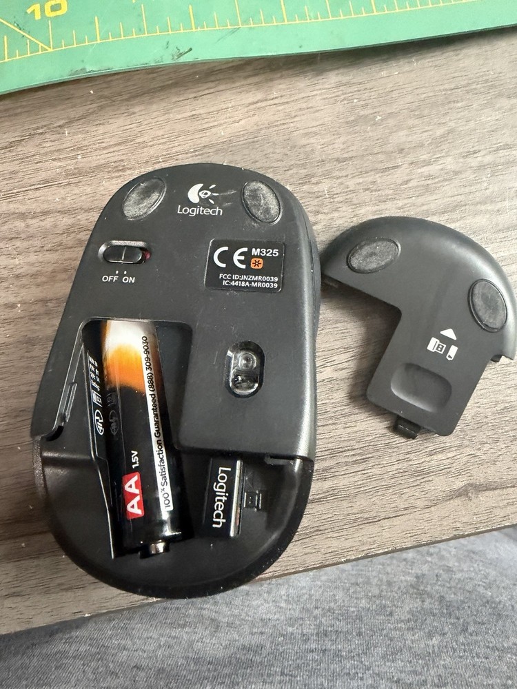 Logitech Wireless Keyboard & Mouse Combo M325, Quiet Keys, Full-Size Mouse, USB
