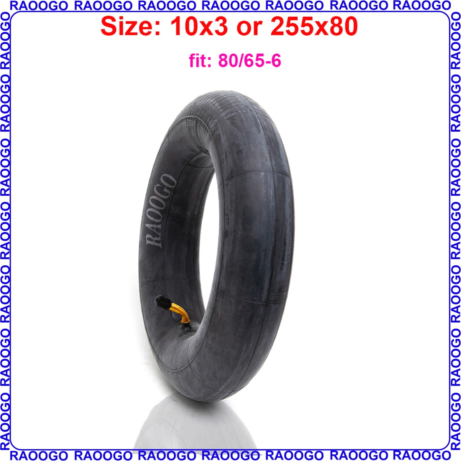 10x3 255x80 Inner Tube Tire Heavy Duty fit 10x4 80/65-6 Electric Scooter