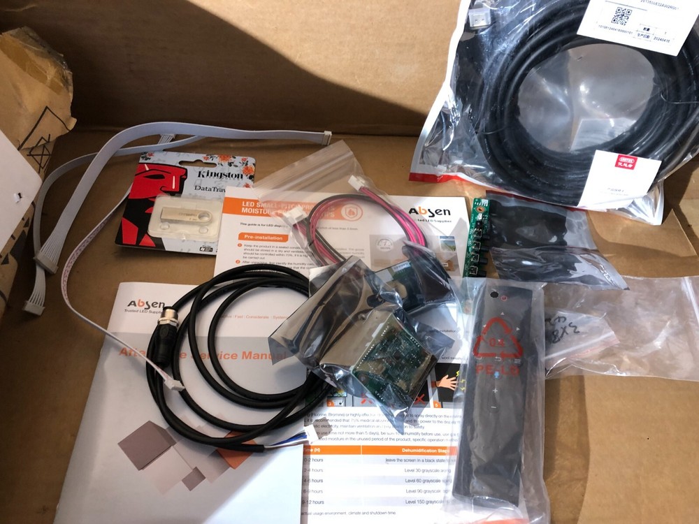 Absen AIBOX500 LED Multimedia Processor Test Setup Photos Shenzhen