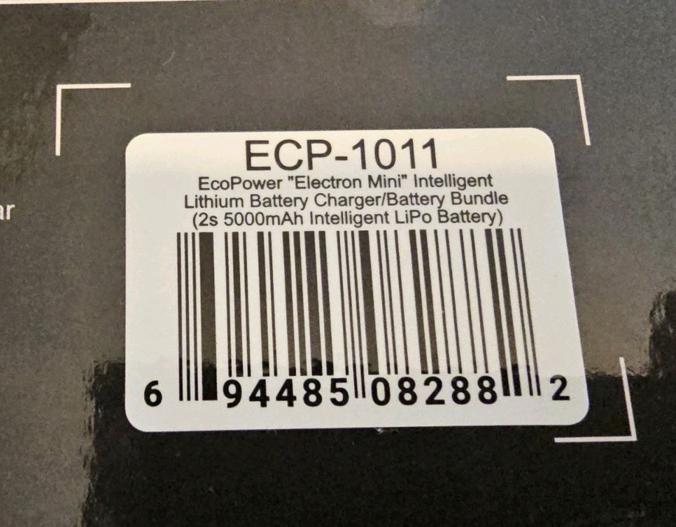 EcoPower Electron Mini + Lipo Battery Intelligent charging Bundle + AA Batteries