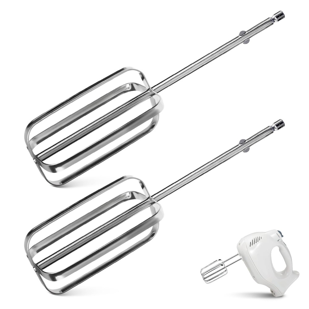 HASANBAR Hand Mixer Attachments Regular, Silver