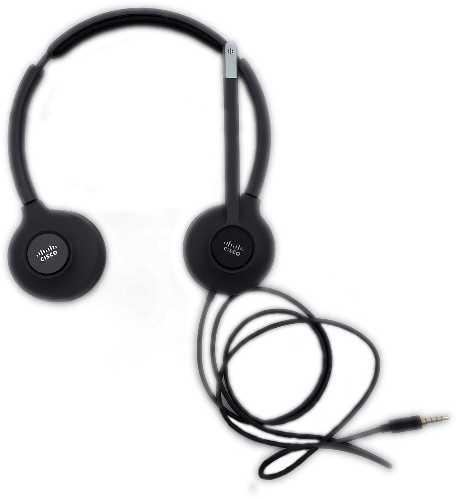 Cisco 522 Wired USB Stereo Headset Boom Mic