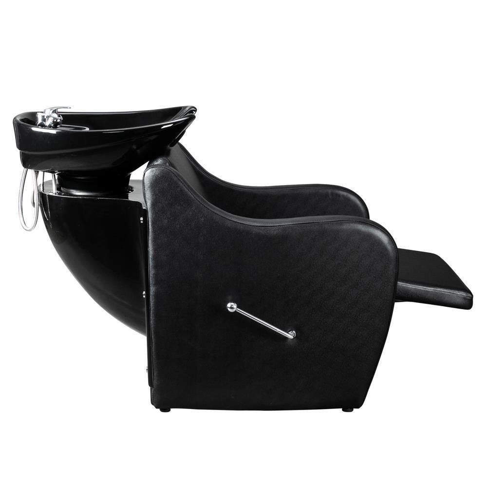 Salon,Barber Backwash Chair Unit Station, Ceramic Shampoo Bowl Washing Deep Sink