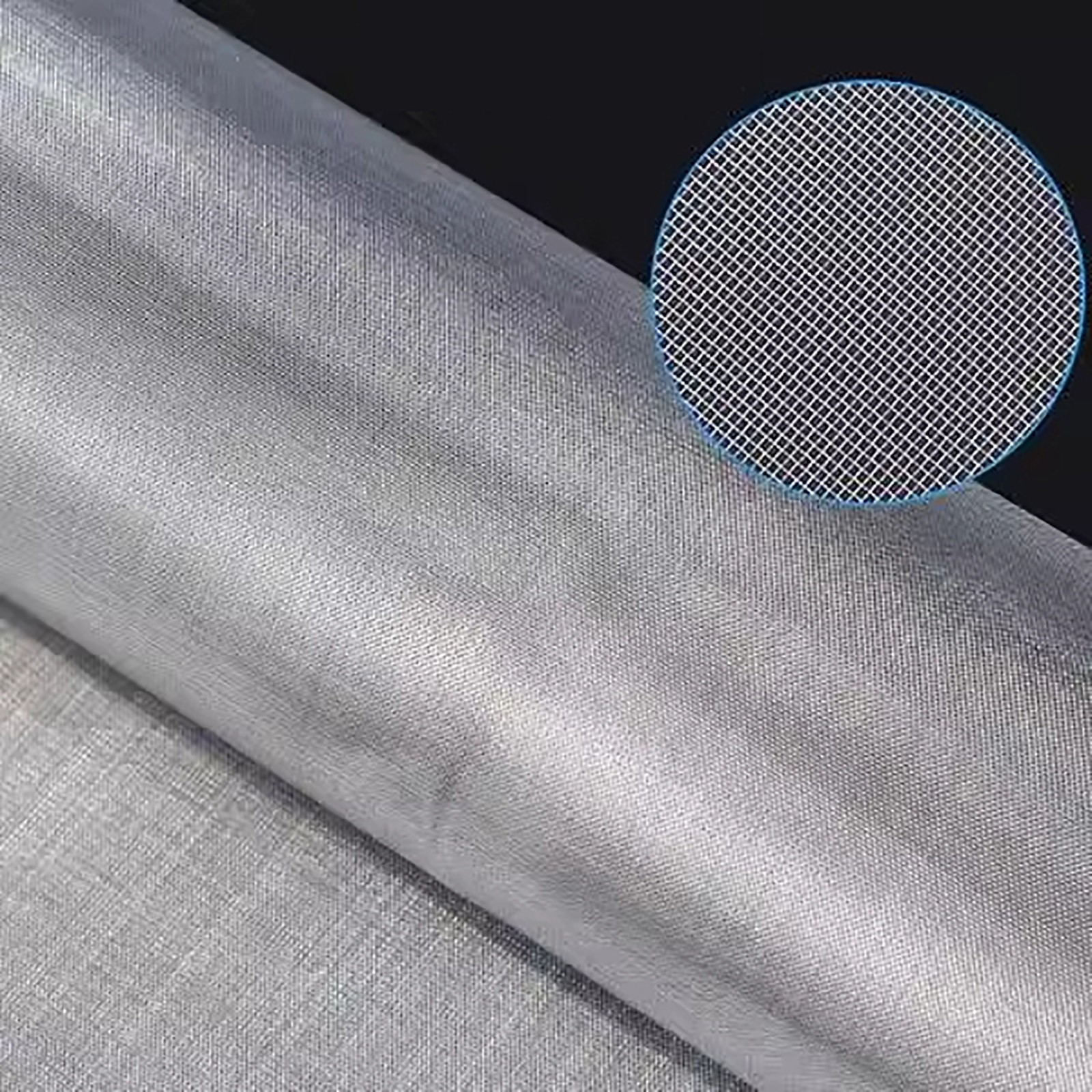 Stainless Steel Woven Wire Mesh (filter grading sheet) Metal Silk to Heavy Gauze