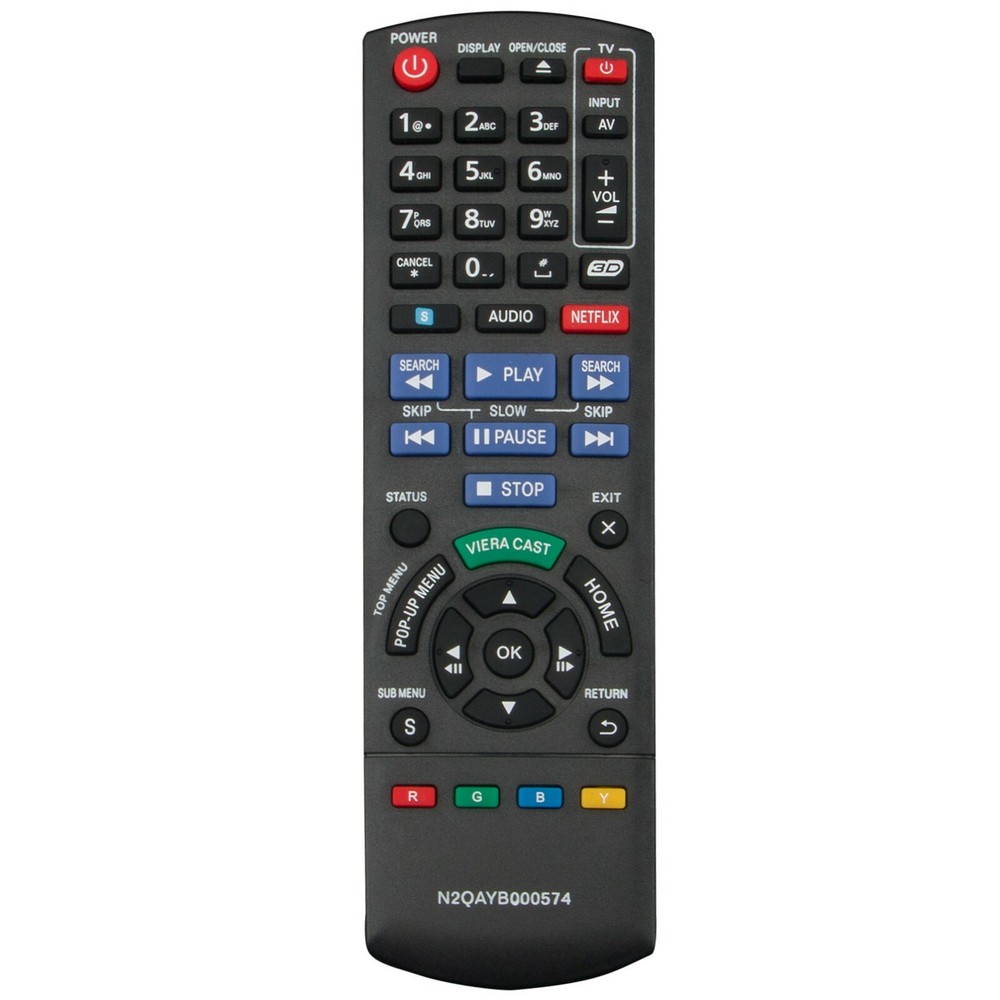 N2QAYB000574 Replace Remote Control for Panasonic Blu-ray Disc Player DMP-BDT310
