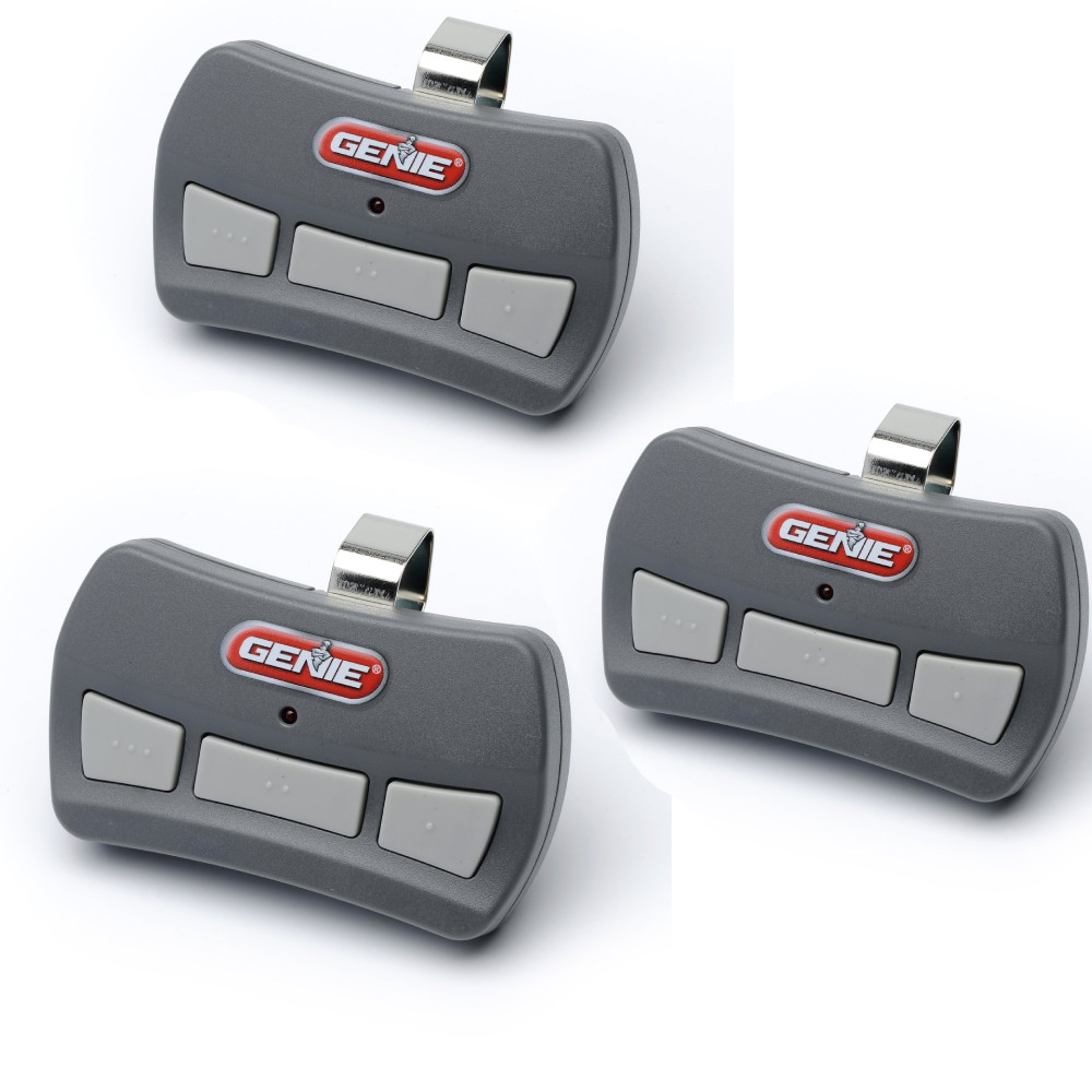 Genie GITR-3 3-Pack Intellicode Door Opener 3-Button Remote Control - 37517S