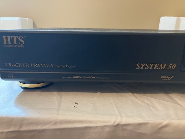 HTS Tracker Premier System 50 Satellite Receiver NOS Open Box w/ Remote