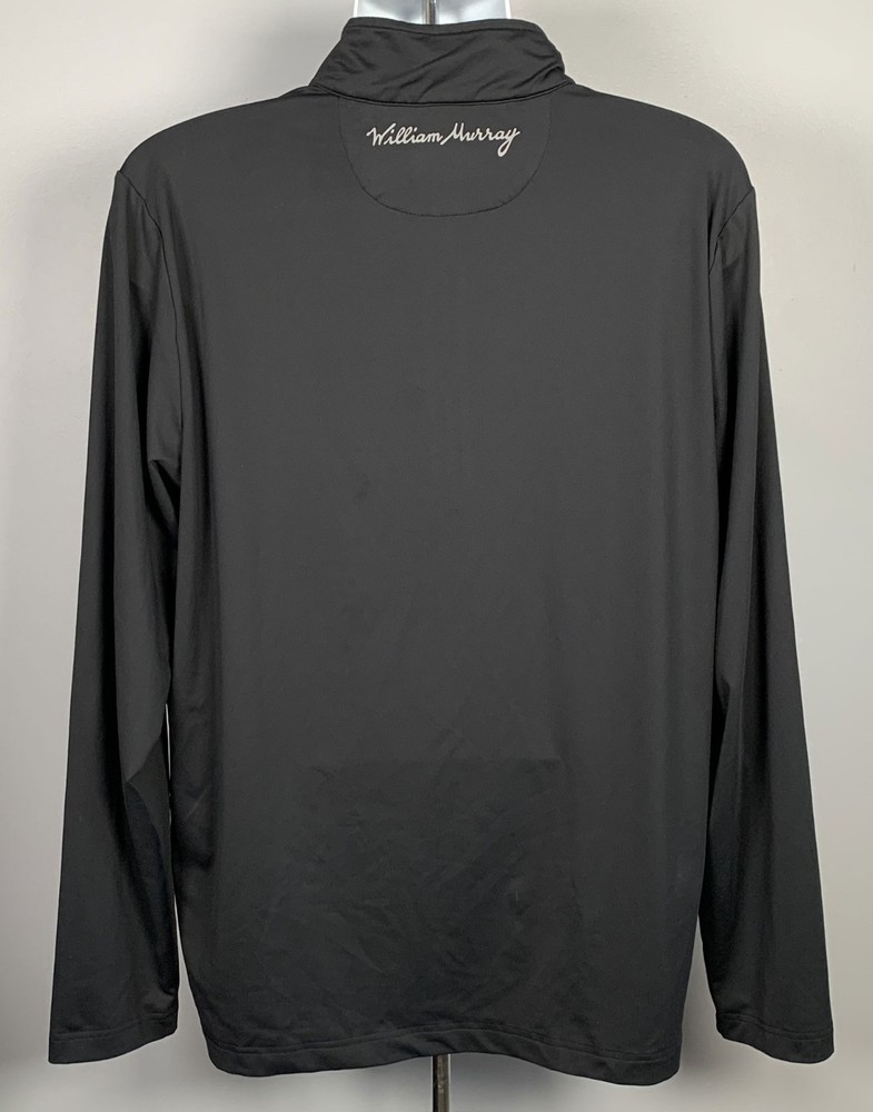 William Bill Murray Golf Half Zip Pullover Jacket Mens XL Polyester Spandex