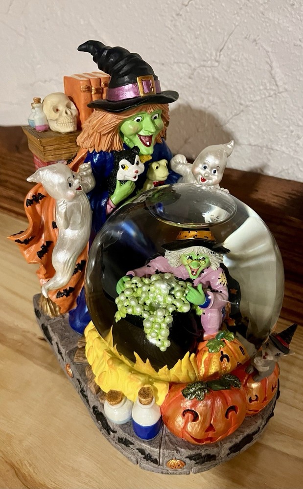CHRISTOPHER RADKO "BEWITCHING SISTERS" GLITTERGLOBE, HALLOWEEN 2004