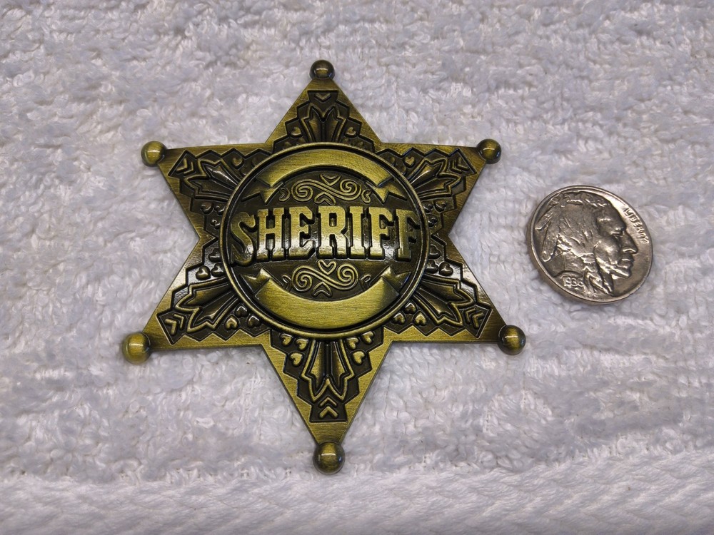 METAL SHERIFF BADGE (TYPE 2)