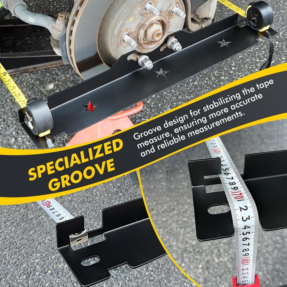 Wheel Alignment Tool Kit,Heavy Duty Toe Alignment Tool Universal Front End Align