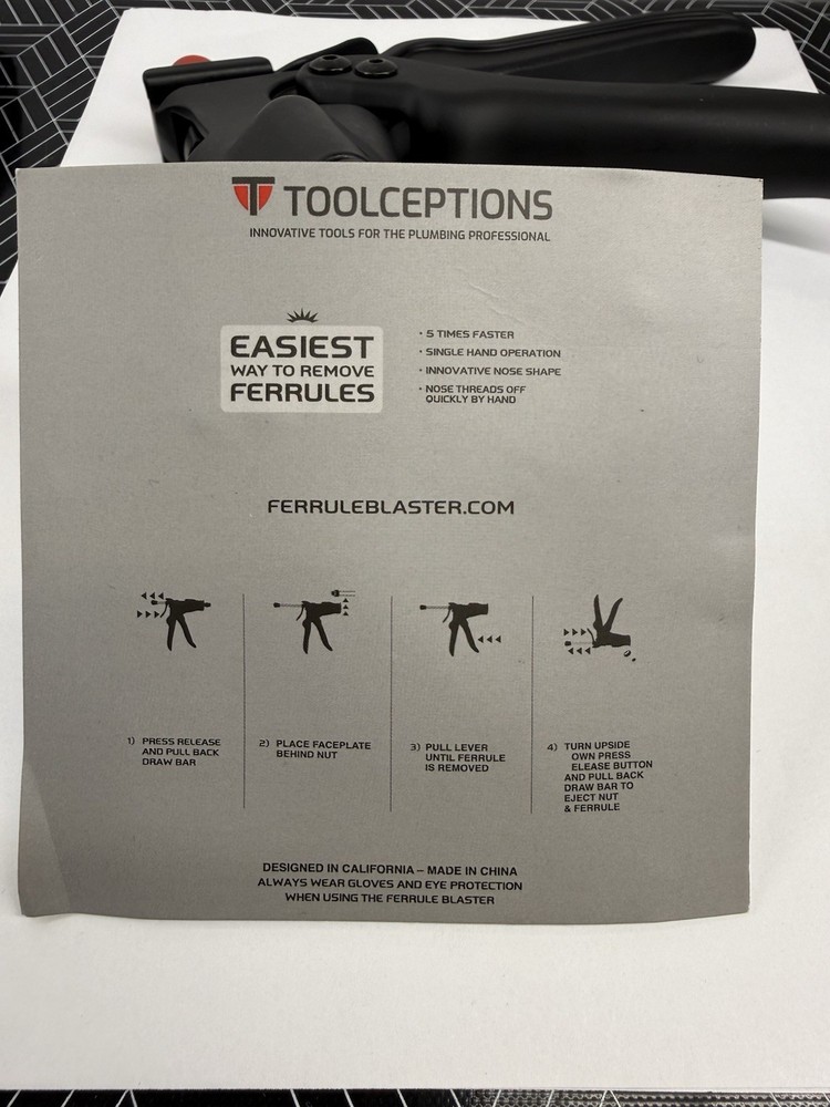 FERRULE BLASTER Compression Ferrule Sleeve Puller