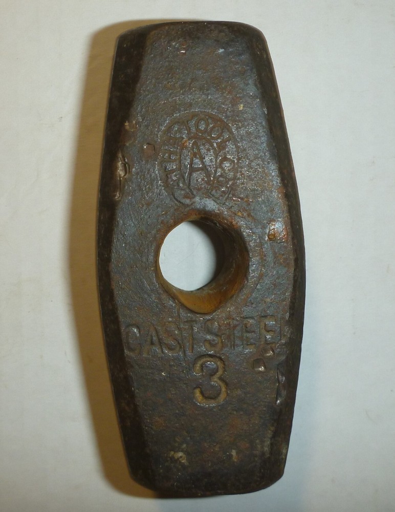 Vintage Atha 3 lb Blacksmith Sledge Hammer Head