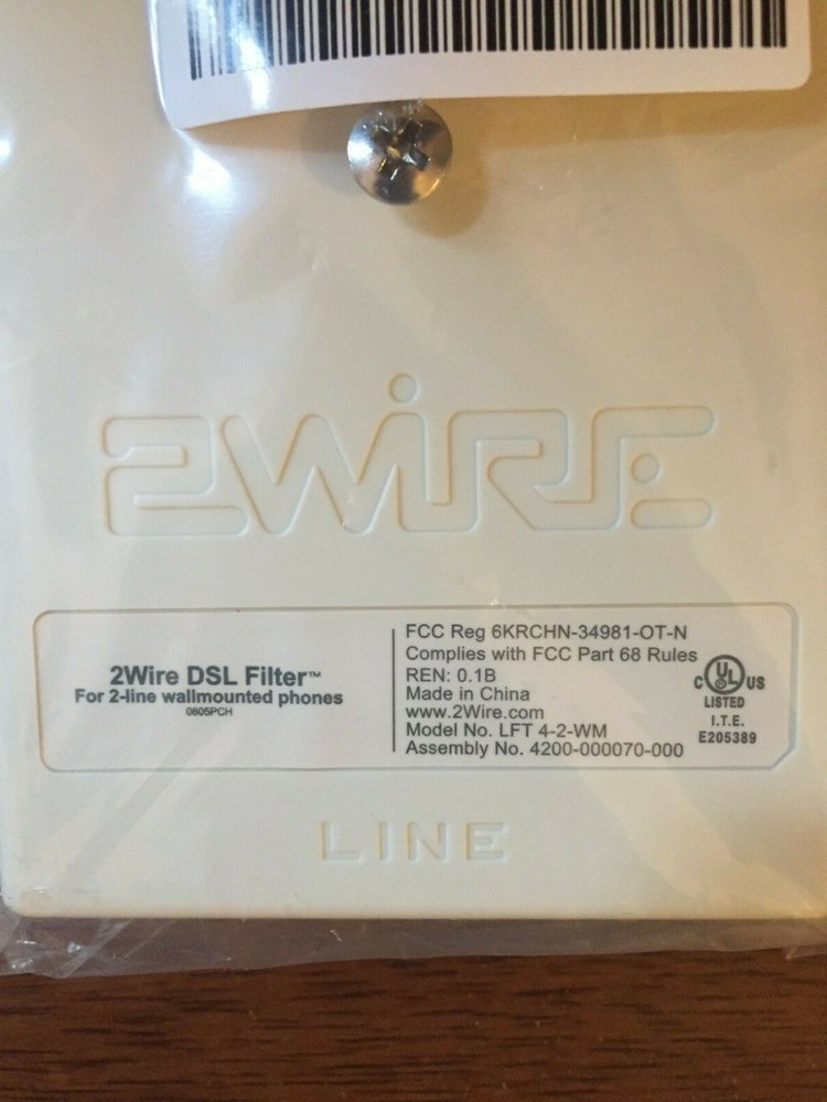 2 Wire DSL filters