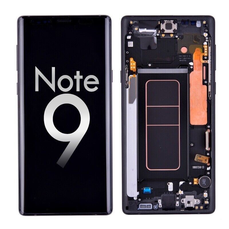 For Samsung Galaxy Note 9 N960 OLED LCD Touch Screen Digitizer frame Replacement