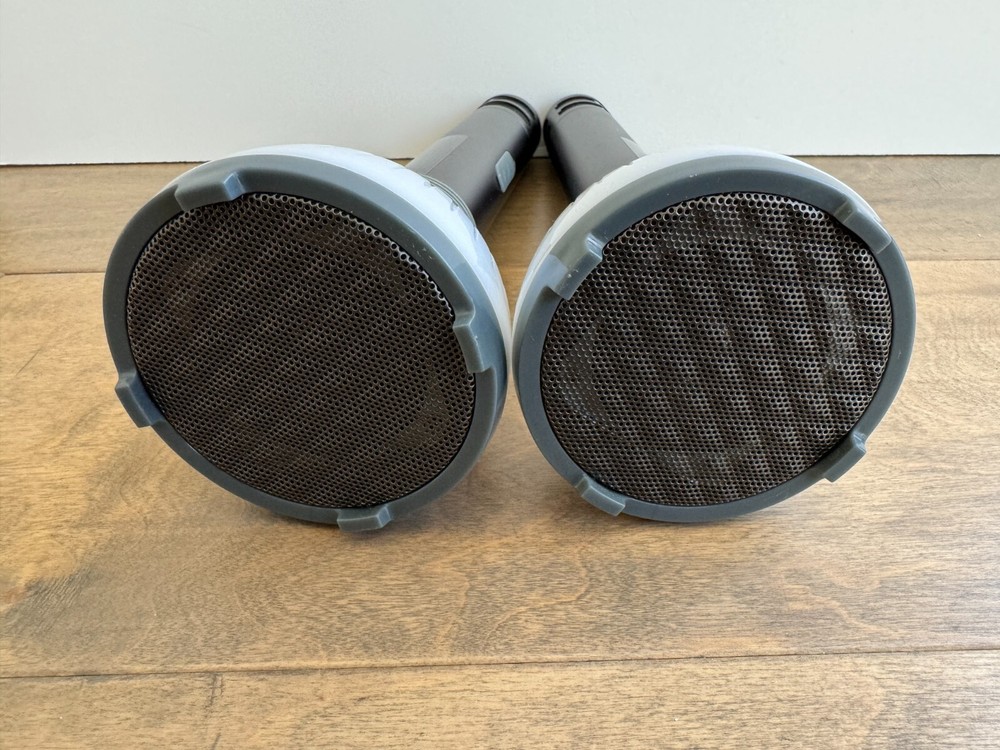Singing Machine Duet Karaoke Microphones 2-Pack Bluetooth Speakers SMM498 EUC