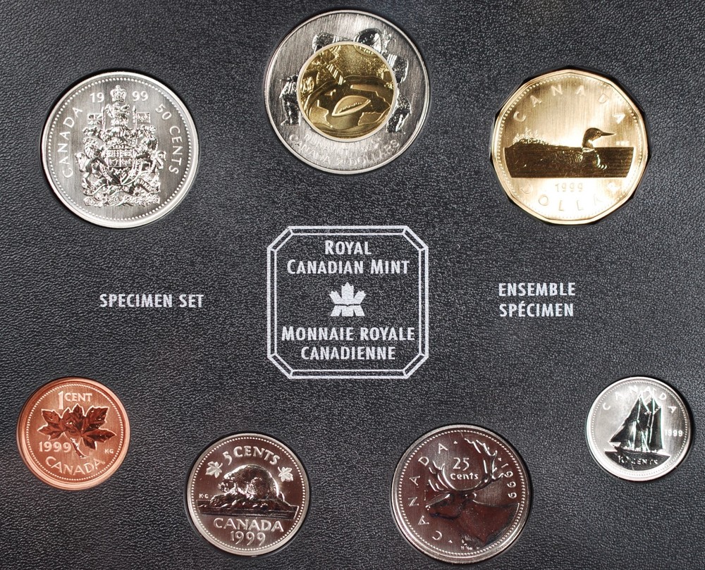 1999 Specimen Set Featuring Nunavut $2 Coin