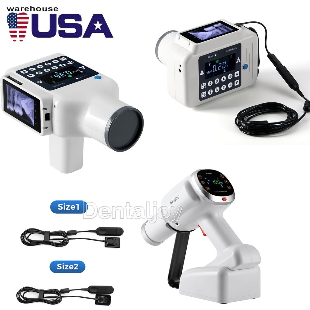Portable X Dental Unit Ray Digital Machine with LCD Screen no Shield / Sensor