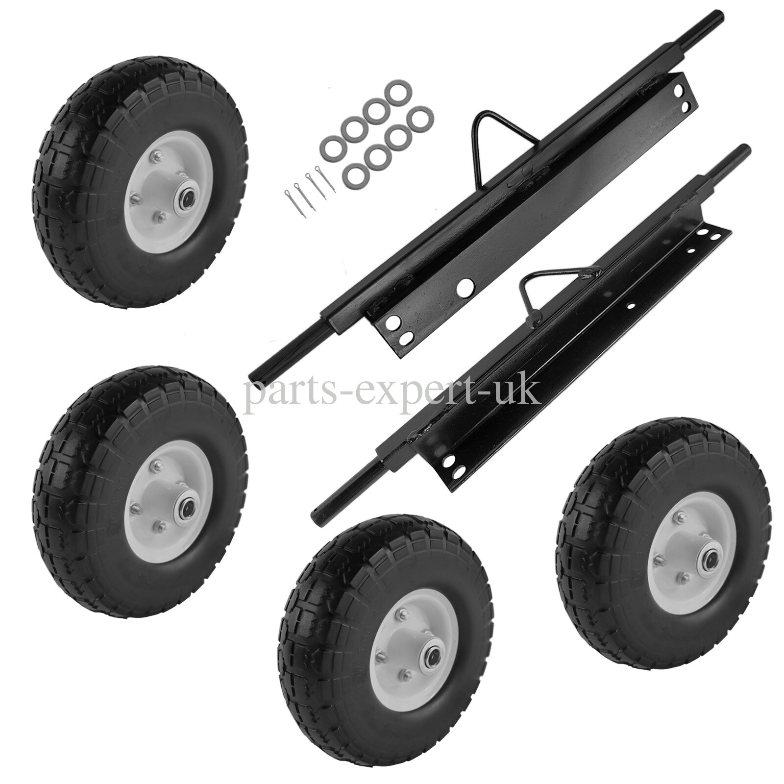 NEW Wheel Kit All Terrain Solid Never Flat Tires for Honda Generator EU3000is