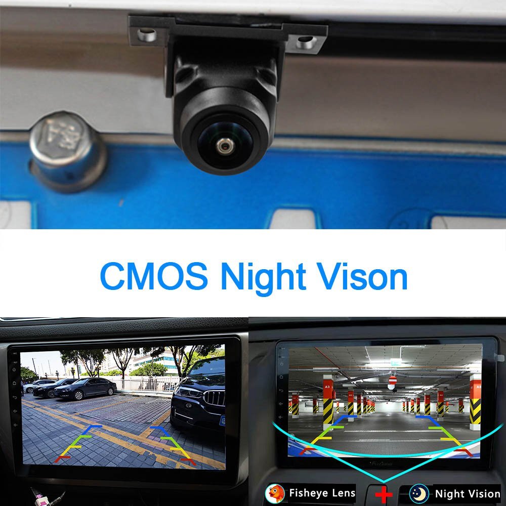 180º Car Rear View Backup Camera Reverse Parking Waterproof CMOS Night Vision