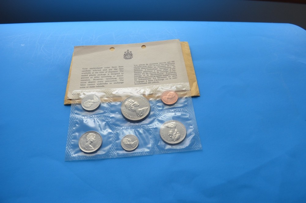 1969 - CANADA PROOF-LIKE SET 6 Coins Uncirculated
