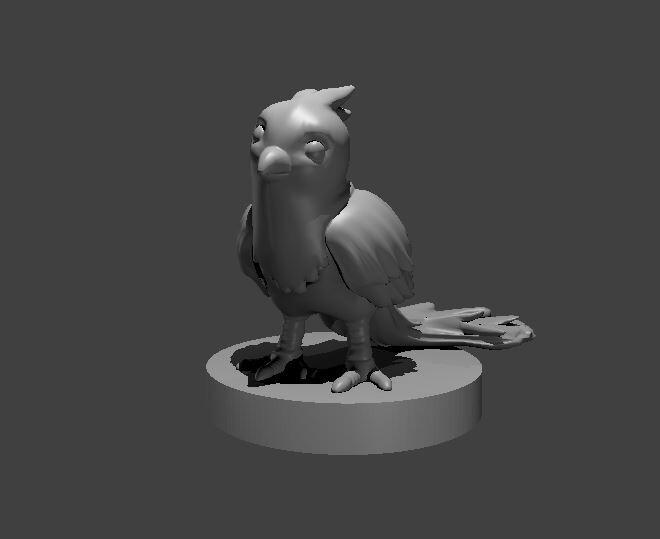 Phoenix Chick Monster Manual 28mm Scale DND D&D Tabletop Mini