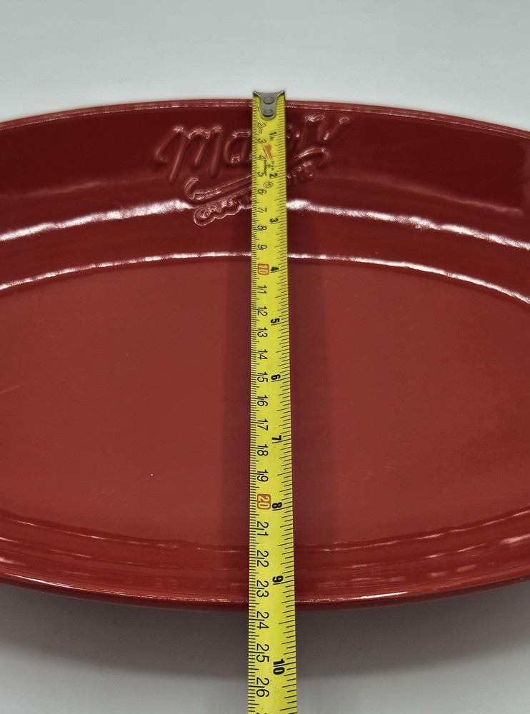 Mason Large Red 15.5" Serving Platter
