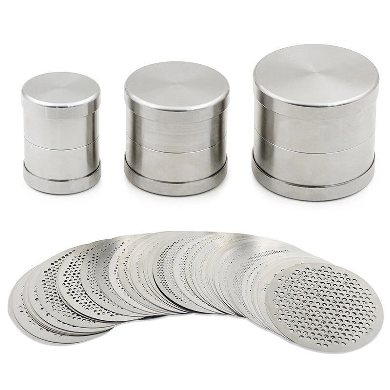 Diamond Sorting Sieve Set 0.2mm Thickness 48mm 65mm 80mm Mesh Diameter