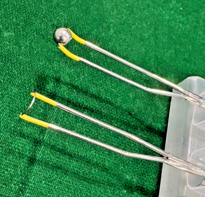 2pc Hysteroscopy Monopolar Cutting Loop & Ball Electrode 4mm Reusable Instrument