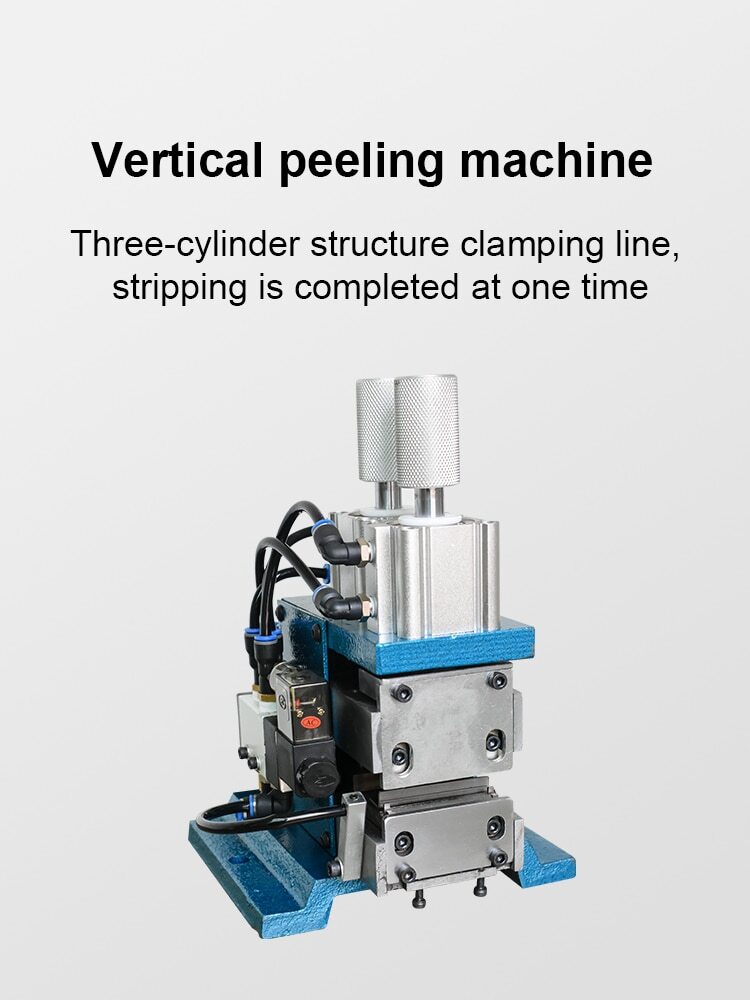 Pneumatic Stripping Twisting Machine 3F Vertical Core Wire Stripping Machine,