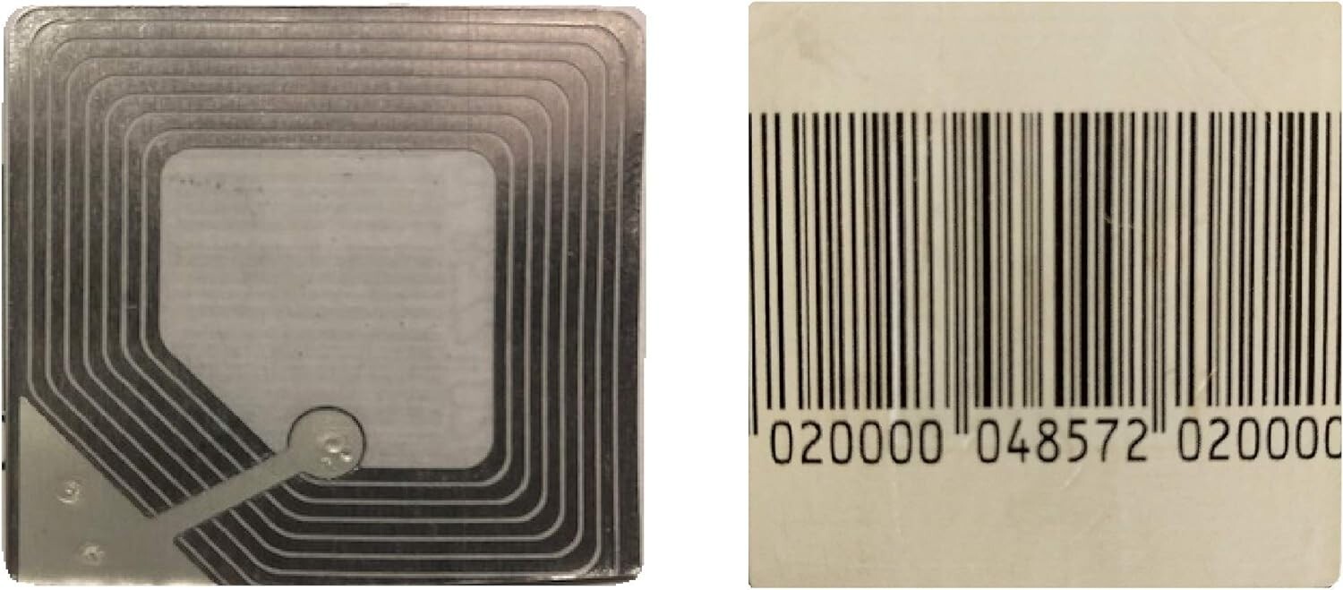 20000 PCS EAS CHECKPOINT BARCODE SOFT LABEL TAG 8.2 4 X 4 cm 1.57 X 1.57 inch