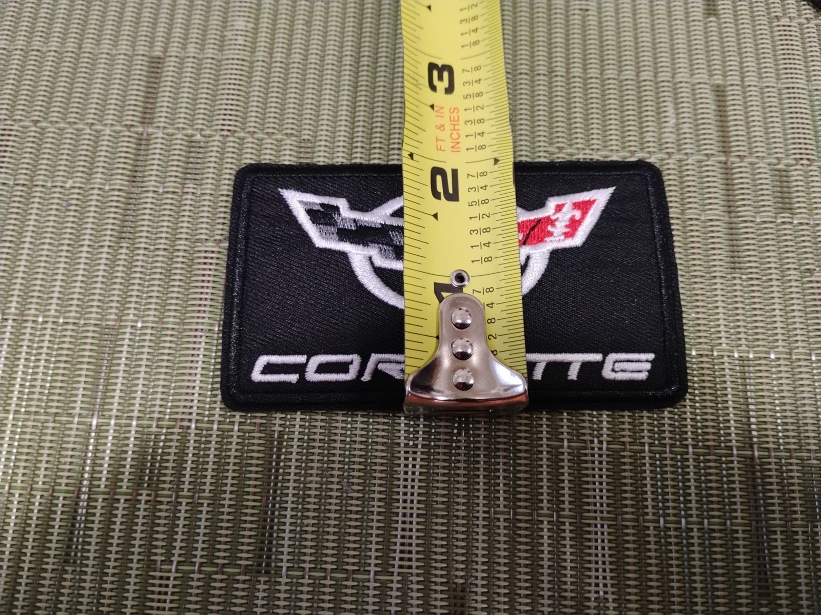 Chevrolet Corvette Automotive Iron On Patch